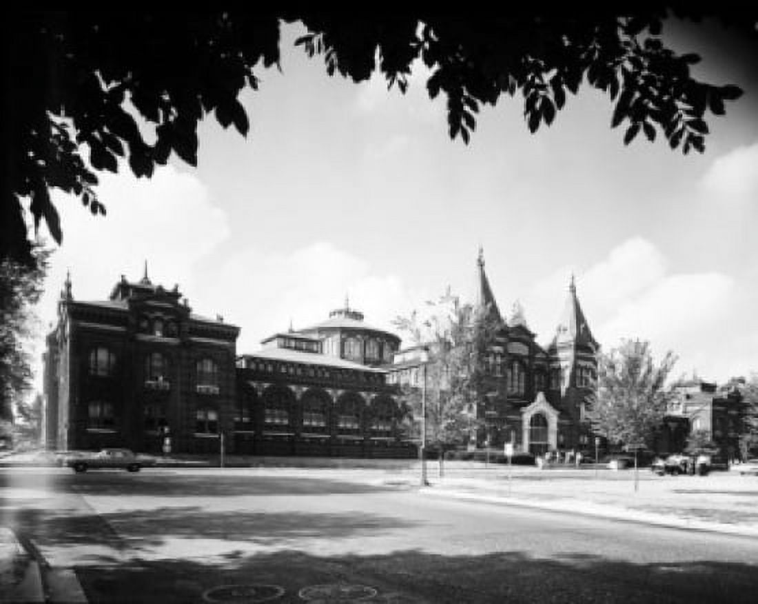 Facade of a museum Arts and Industries Building Smithsonian Institution Washington DC USA Canvas Art - (24 x 36)