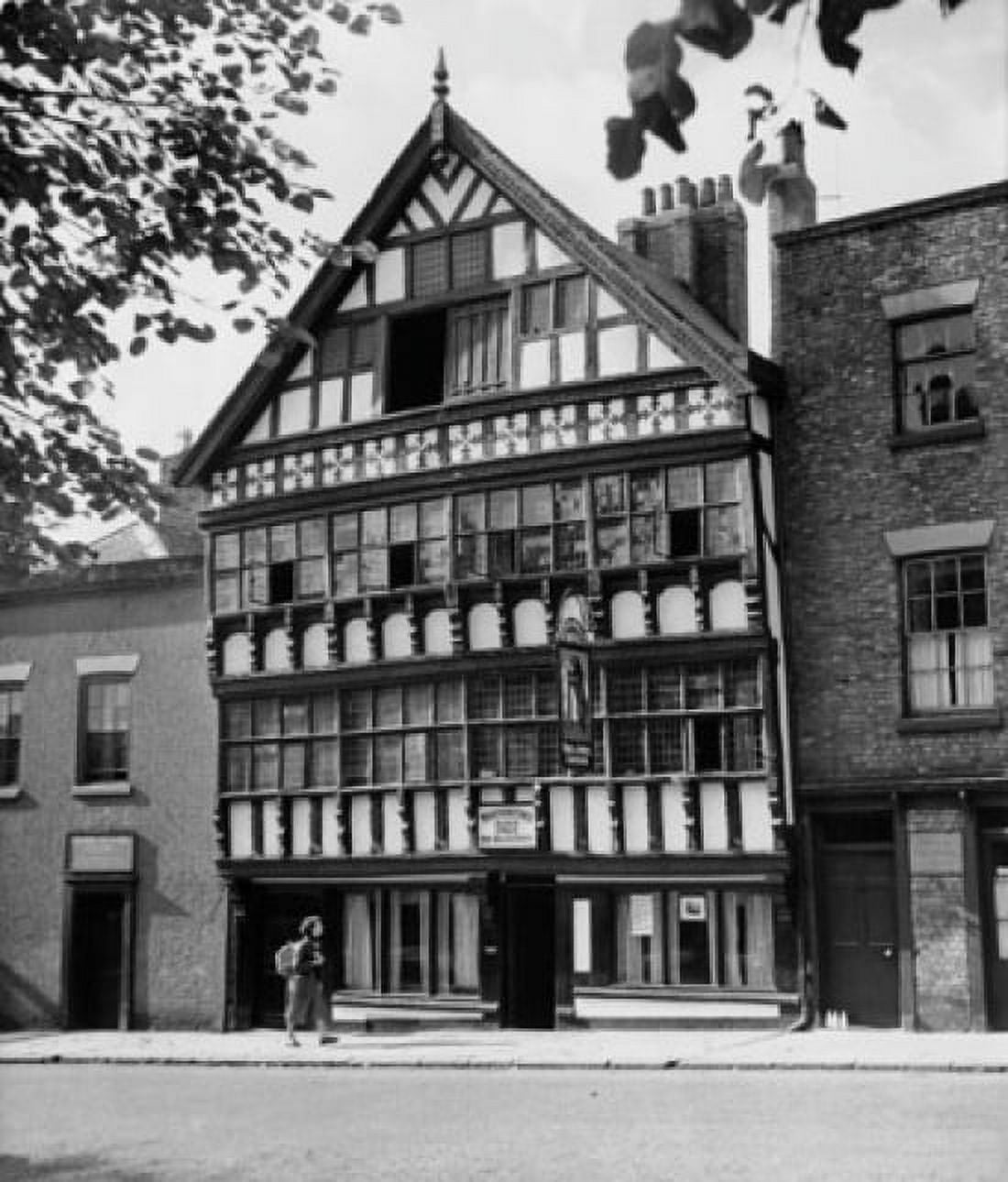 Facade of a pub Bear & Billet Tavern Chester England Canvas Art - (18 x 24)