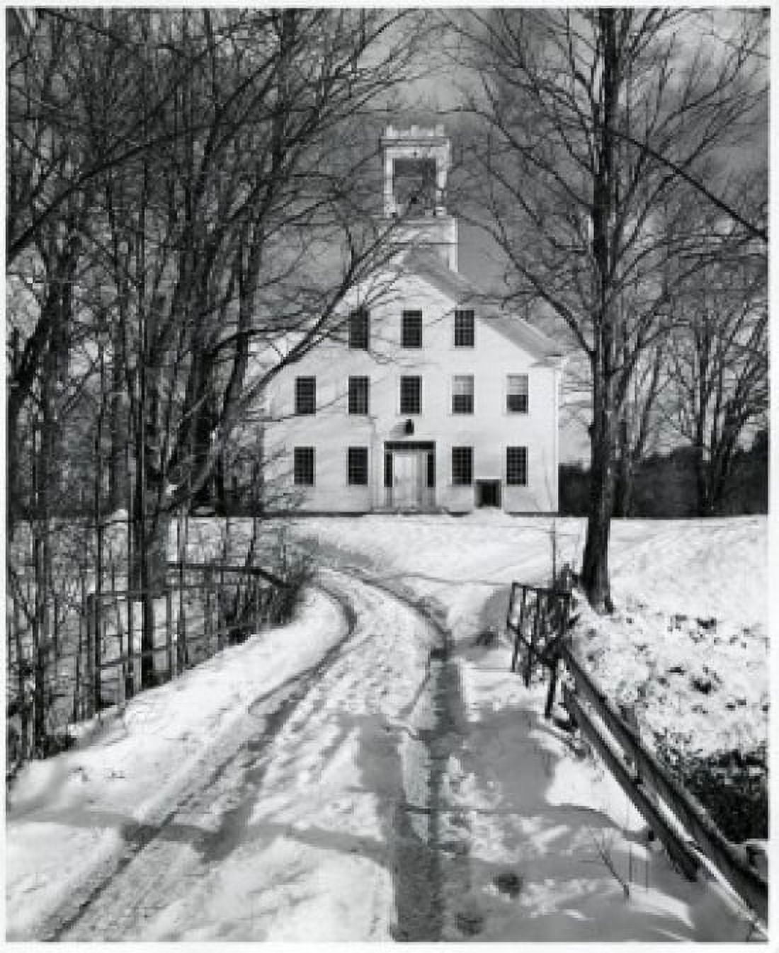 Facade of a school building South Woodstock Vermont USA Canvas Art - (18 x 24)