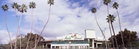 Facade of a stadium Rose Bowl Stadium Pasadena Los Angeles County California USA Canvas Art - Panoramic Images (36 x 13)