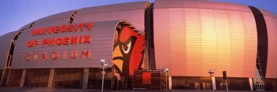 Facade of a stadium University of Phoenix Stadium Glendale Phoenix Arizona USA Canvas Art - Panoramic Images (36 x 12)