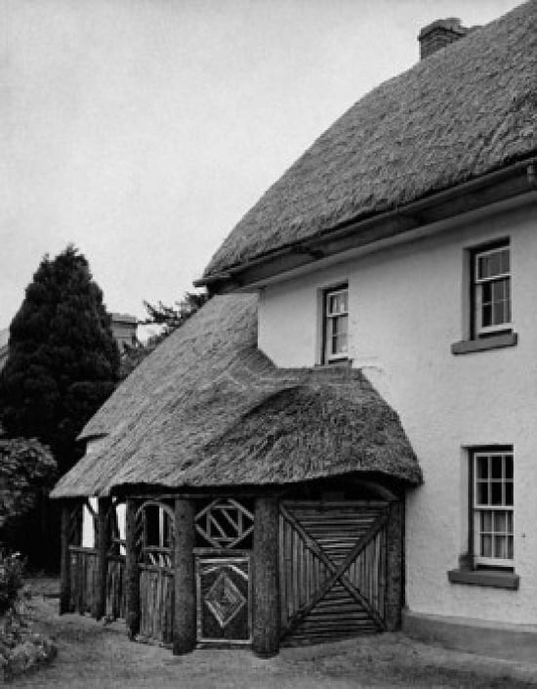 Facade of a thatched roof house Ireland Canvas Art - (18 x 24)