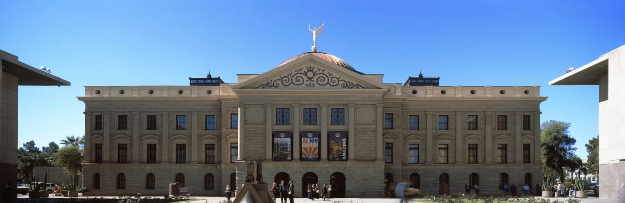 Facade of the Arizona State Capitol Building Phoenix Maricopa County Arizona USA Canvas Art - Panoramic Images (27 x 9)