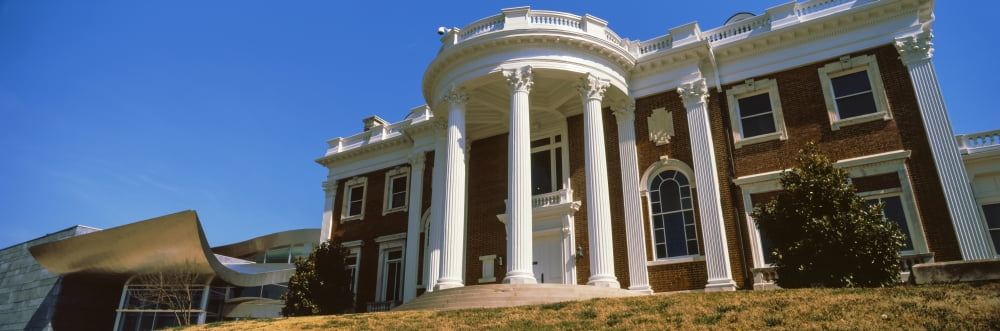 Facade of the Faxon-Thomas Mansion Chattanooga Tennessee USA Canvas Art - Panoramic Images (27 x 9)