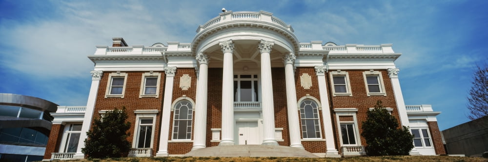 Facade of the Faxon-Thomas Mansion Chattanooga Tennessee USA Canvas Art - Panoramic Images (36 x 12)