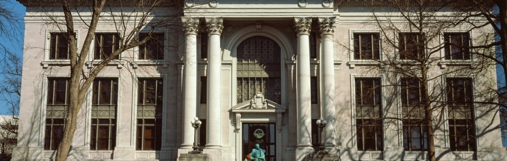Facade of the Hamilton County Courthouse Chattanooga Tennessee USA Canvas Art - Panoramic Images (27 x 9)