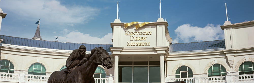 Facade of the Kentucky Derby Museum Churchill Downs Louisville Kentucky USA Canvas Art - Panoramic Images (27 x 9)