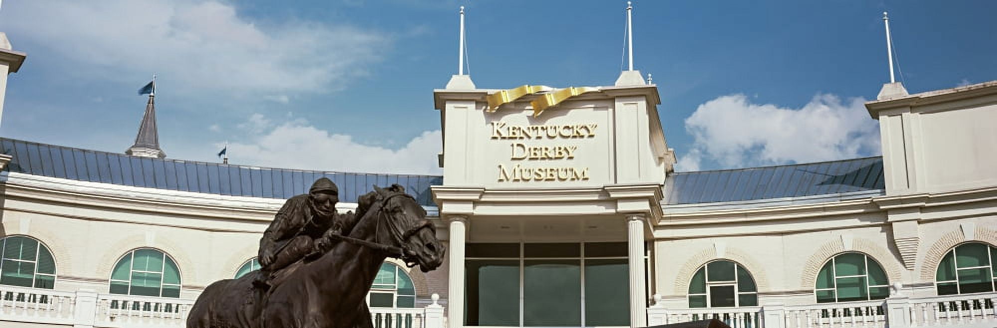 Facade of the Kentucky Derby Museum Churchill Downs Louisville Kentucky USA Canvas Art - Panoramic Images (36 x 12)