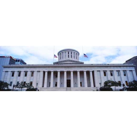 Facade of the Ohio Statehouse, Columbus, Ohio, USA Poster Print by Panoramic Images (18 x 6)