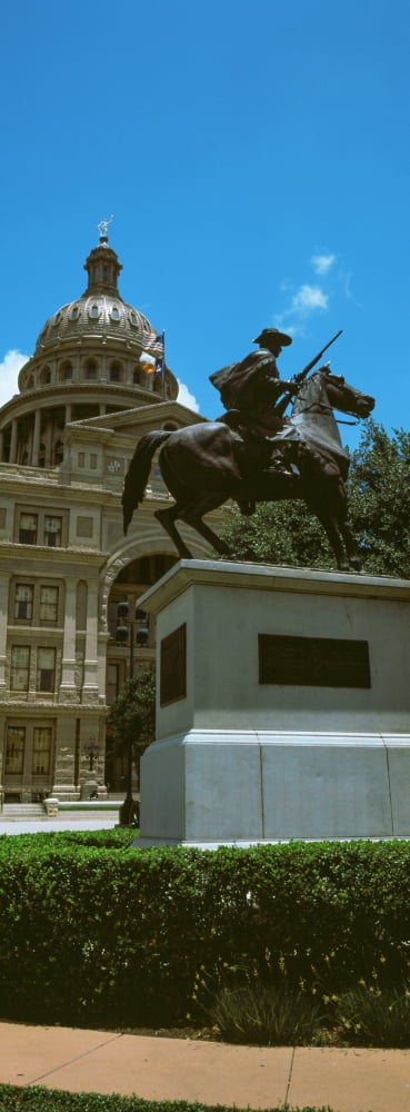 Facade of the Texas State Capitol Building Austin Texas USA Canvas Art - Panoramic Images (36 x 12)