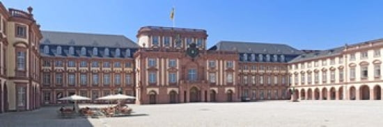 Facade of the palace Mannheim Palace Mannheim Baden-Wurttemberg Germany Canvas Art - Panoramic Images (36 x 12)