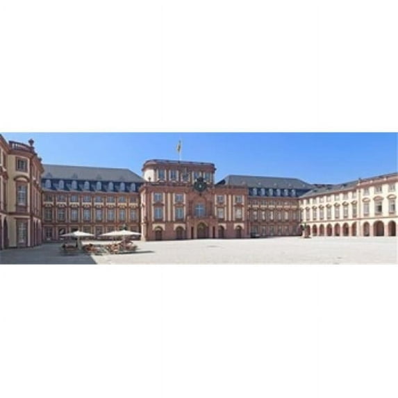 Facade of the palace Mannheim Palace Mannheim Baden-Wurttemberg Germany Poster Print by - 36 x 12
