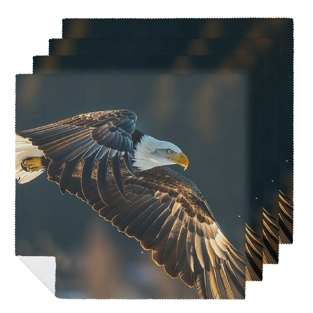 Facannap Eagle Cloth Napkins for Hotel, Home, Banquet Atmosphere