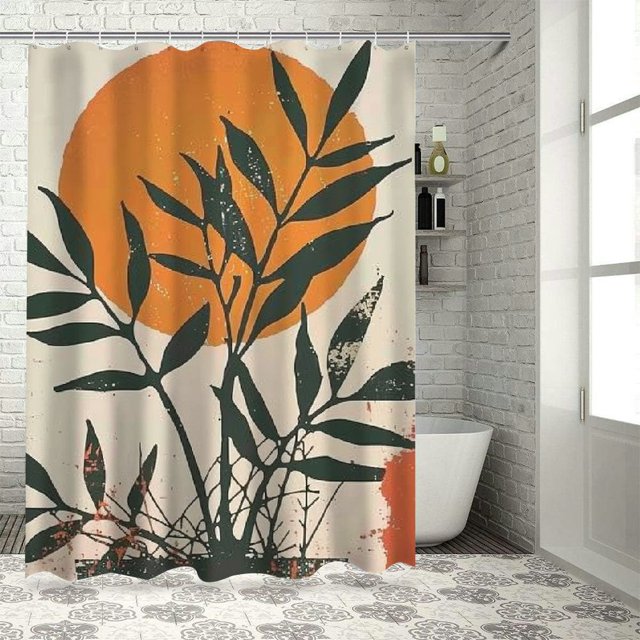 Facannap Sunflowers Waterproof Shower Curtain Multiple Sizes 100