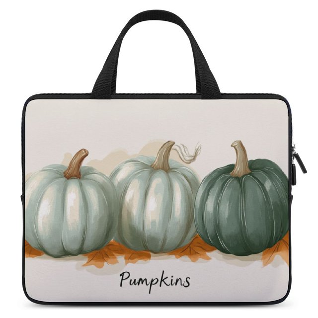 Facannap Thanksgiving Three Pumpkins Laptop Sleeve Carrying Bag Diving
