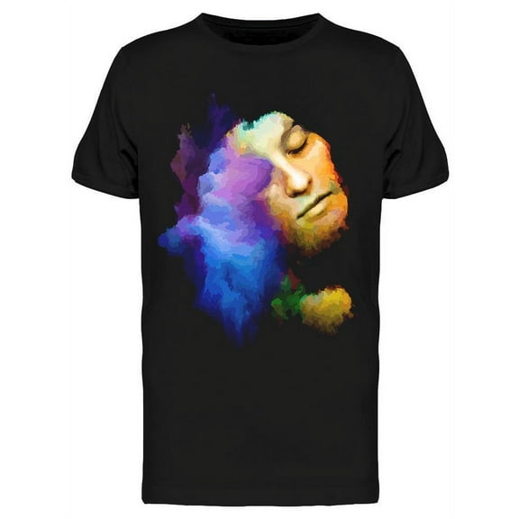 Face Abstract Surreal Female T-Shirt Men -Image by Shutterstock, Male Small