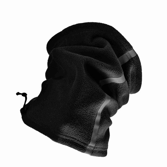 Face Adjustable Fleece Neck Gaiter Warmer Reflective Safety Face Cover Winter Warm Outdoor Sport Scarf For Men And Women Skiing Cycle Running