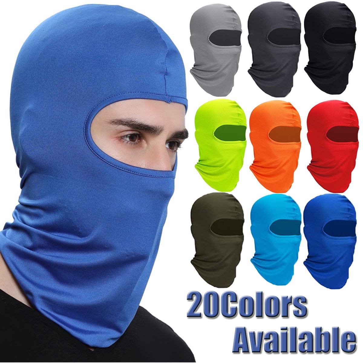 Face Balaclava Ski Mask Cover UV Protection Full Face Cover for Women ...