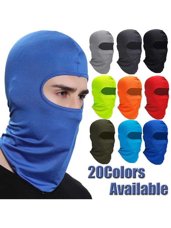 Face Balaclava Ski Mask Cover UV Protection Full Face Cover for Women Men Outdoor Sports