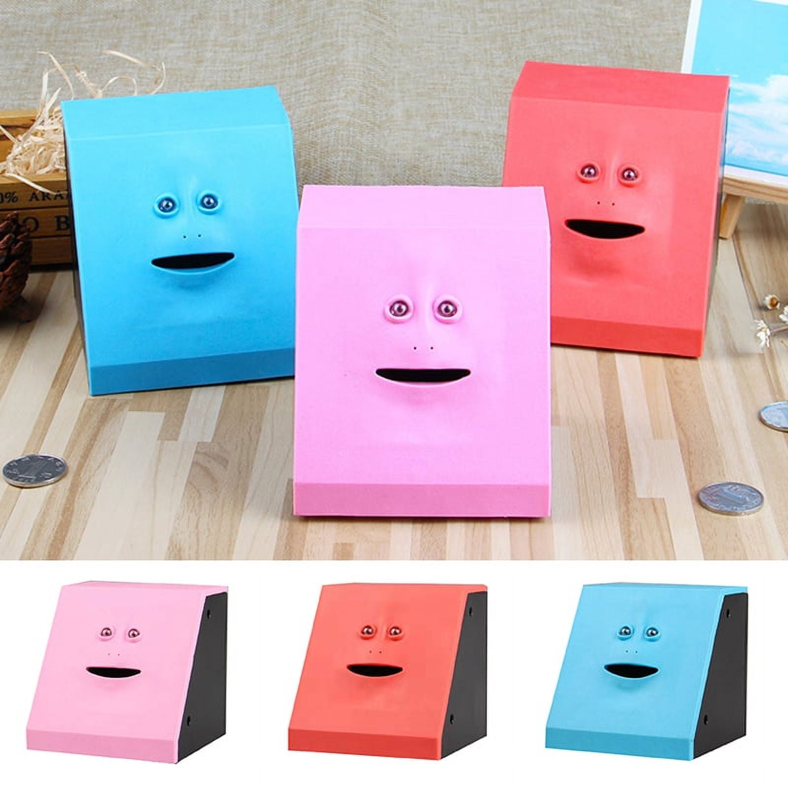 Face Bank Coin Automatic Eating Savings Bank Piggy Bank Children Toys