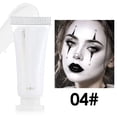 thumbnail image 1 of Face Body Paint – 6-Color Washable Water-Based Non-Toxic Makeup,Safe for Kids & Adults,Halloween,Cosplay,SFX,Party & Stage Makeup -White, 1 of 5