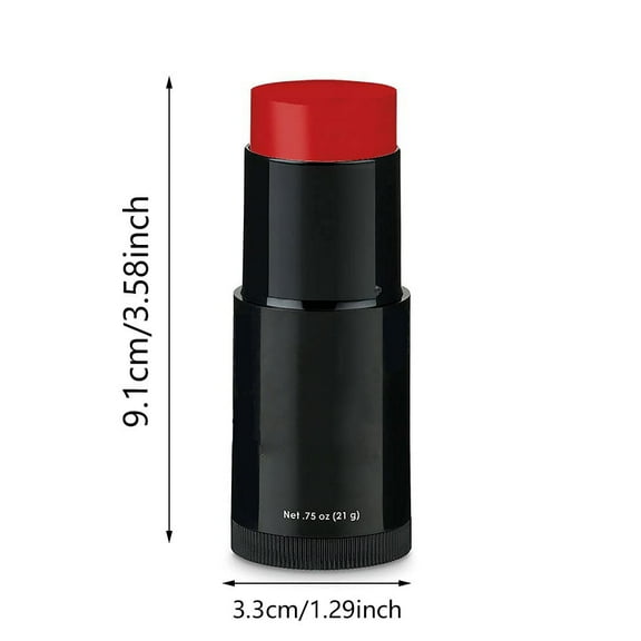 Face Body Paint Stick Blendable Clown White Face Paint Stick Sweatproof Waterproof Painting for Christmas Cosplay Costume Party