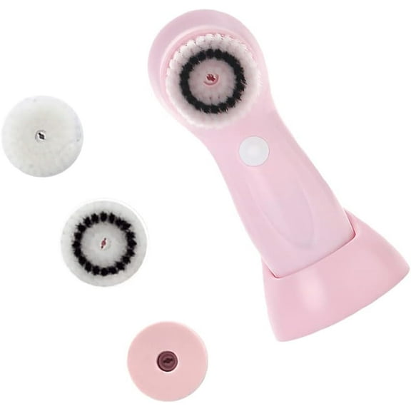 Face Brush Electric Facial Charge Massage Brush Face Cleaning Machine Body Cleansing Brush Face Cleaning Brush Facial Pore Cleaner Three in One Brush Face Massage Brush， 2 Speeds