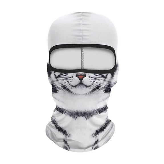 Face Cat Dog Halloween Hat Cute Full Face Hood Animal Ski for Outdoor Sports Riding Hiking Gear
