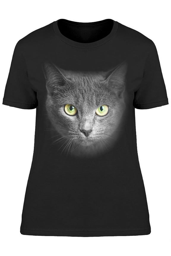 Face Cat, Portrait T-Shirt Women -Image by Shutterstock, Female Large