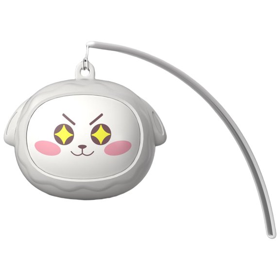 Face Changing Wireless Noise Cancelling Earphones with Microphone Rechargeable Battery-White