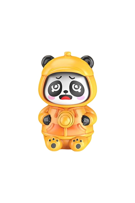 Face Changing Panda Keychain Elegant Panda Keychain With Innovative Face Changing Designs for Daily Wear