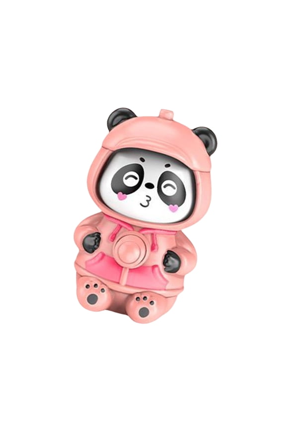 Face Changing Panda Keychain Eye Catching Panda Keychain With Face Changing Mechanism Bag Hanging Accessory