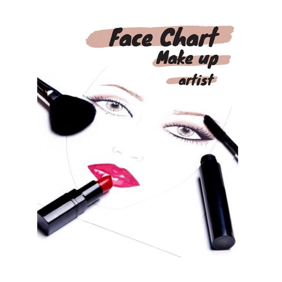 Face Chart Make up artist (Paperback)