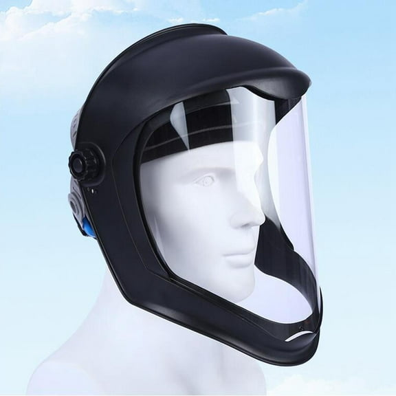 Face Clear Polycarbonate Visor Protective Cover Grinding Welding , with excellent Optics provide increased visibility; - Double Double Headband