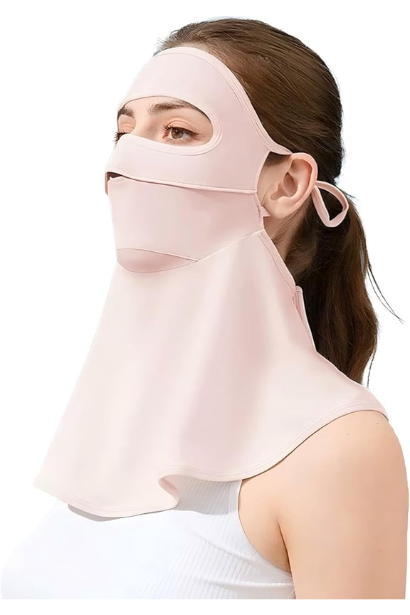 Face Cover for Sun Protection UPF 50+ UV Face Mask, UV Face Shield for Golf, Hiking Fishing & Outdoors Breathable