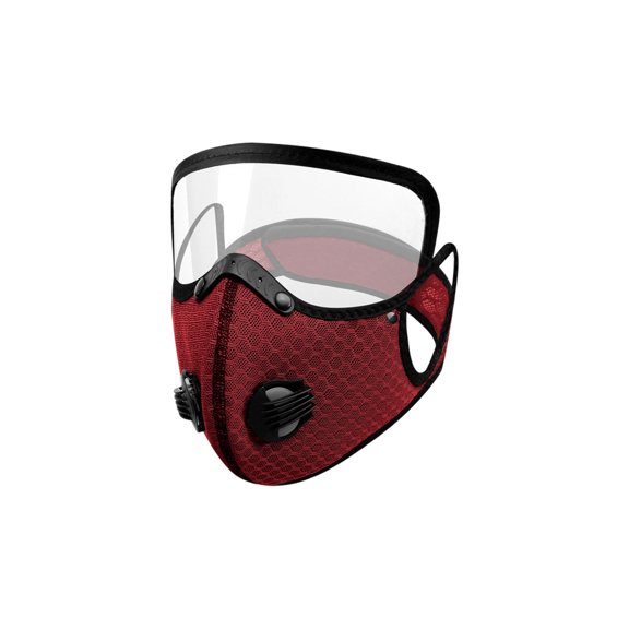 Face Cover with Detachable Eye Shield, Reusable Breathable Material, Windproof Anti Droplet Mask for Hiking Biking and Daily Commuting