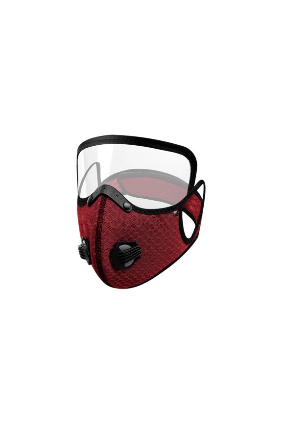 Face Cover with Detachable Eye Shield, Reusable Breathable Material, Windproof Anti Droplet Mask for Hiking Biking and Daily Commuting