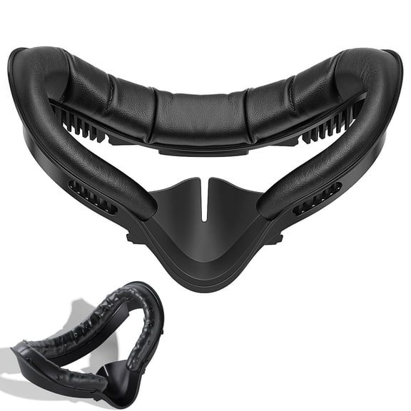 Face Cover Replacement for Oculus Quest 2,PU Foam Cushion,Facial Interface Compatible with Meta Quest 2,Washable VR Accessory