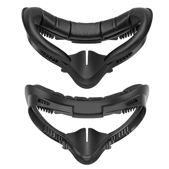 Face Cover Replacement for Oculus Quest 2,PU Foam Cushion,Facial Interface Compatible with Meta Quest 2,Washable VR Accessory