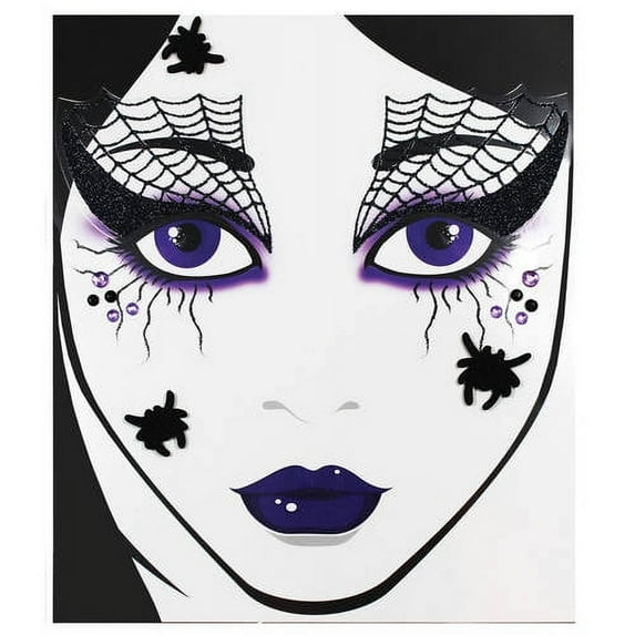 Face Decal Adult Halloween Accessory