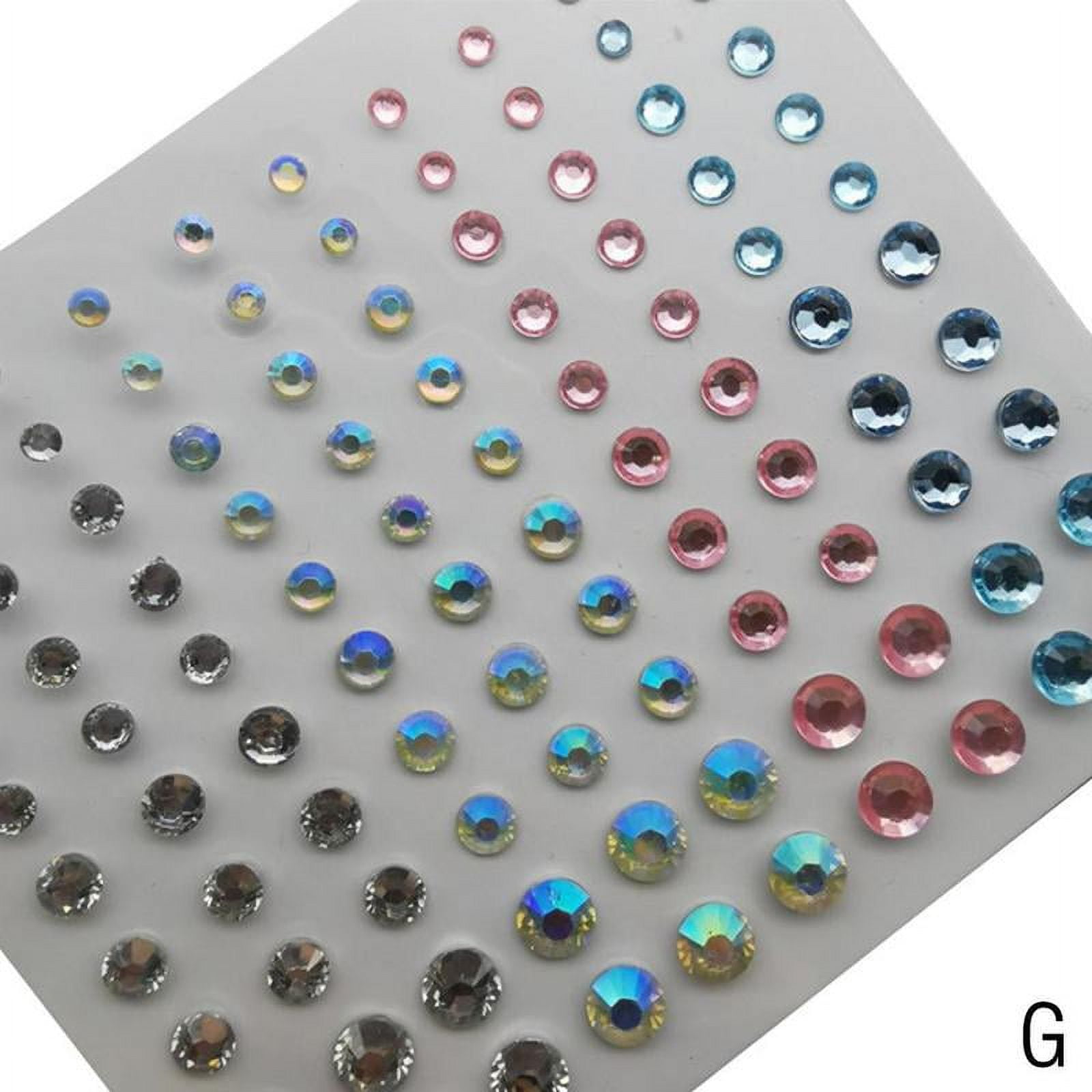 2100 Pieces Clear Rhinestones Stickers, SourceTon Self Adhesive Crystal  Stickers Diamond Stickers, Stick on Rhinestone Strips for DIY Craft and Art