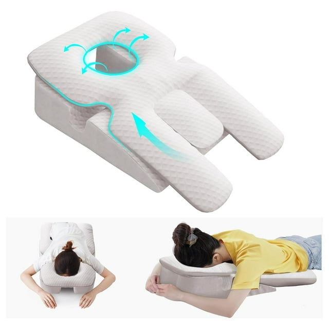Face Down Pillow for Sleeping, Foam Prone Pillow, Body Positioner for