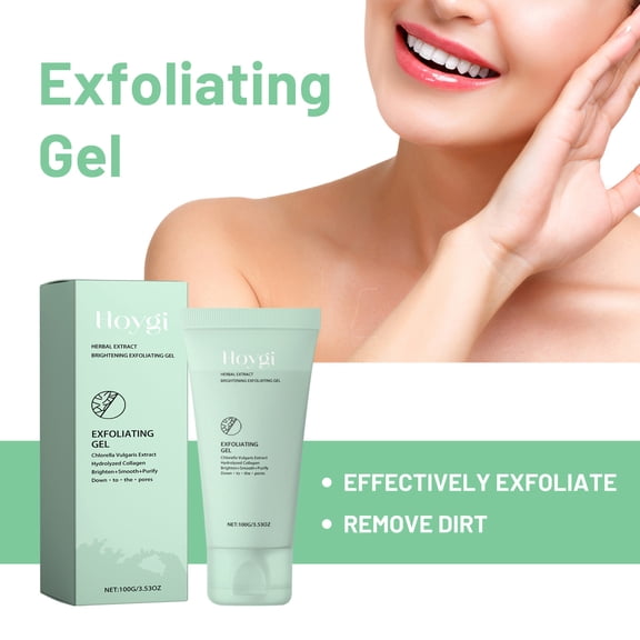 Face Exfoliating Cream Dead Spot Remover Moisturizing Face Scrub Whitening Exfoliating Pores Brightening Exfoliator Peeling Gel 100g