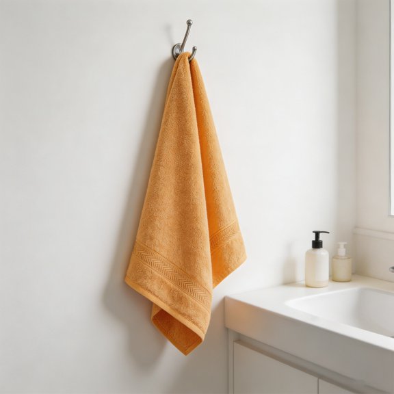Face Fabric for Bathroom, Soft Absorbent Swift Dry Hand Fabric for Daily Use, Lint-Free Reusable Washcloth for Face and Torso, 13.77X29.92 Inch, Yellow