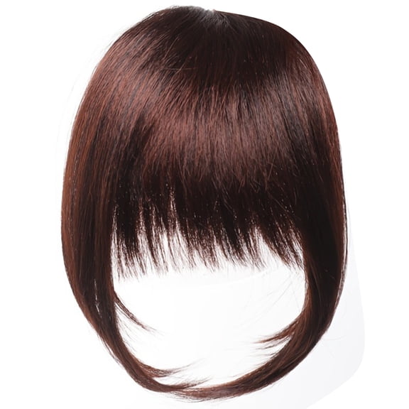 Face Flattering Artificial Fringe With Jagged Styles Cut For Square Round Faces And Breathable Wear
