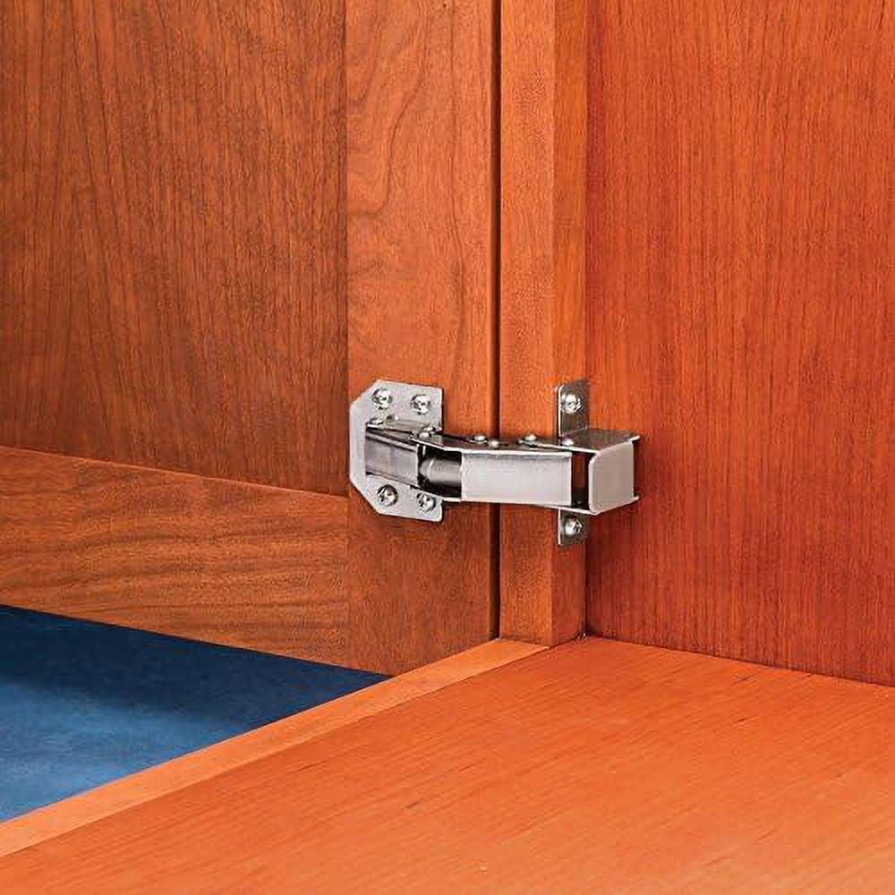 Cabinet Hinges Heavy Duty No Mortise Self Closing 900 Opening Door Hinge Allows 1 2 To 5 8 Overlay Plated Durable Steel European Com