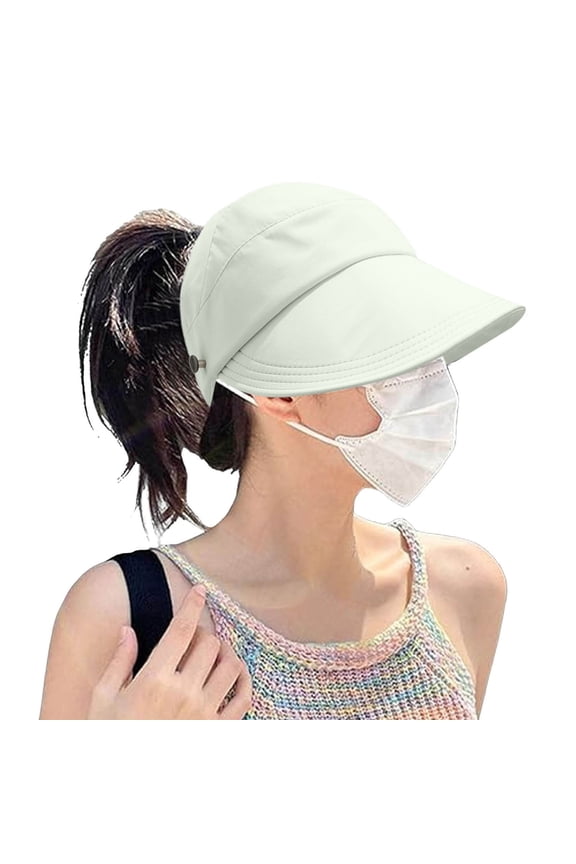Face -Functional Sun Visor for Outdoor Activities Adjustable Wide Brim Shield for Women Amid Summer Travel Lightweight Heads-Up Visor
