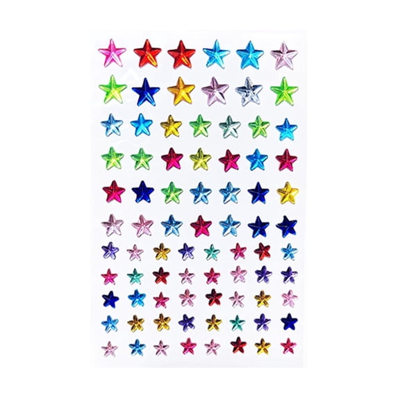 Face Gems Face Jewels, Self Adhesive Hair Gems Festival Star Rhinestone ...