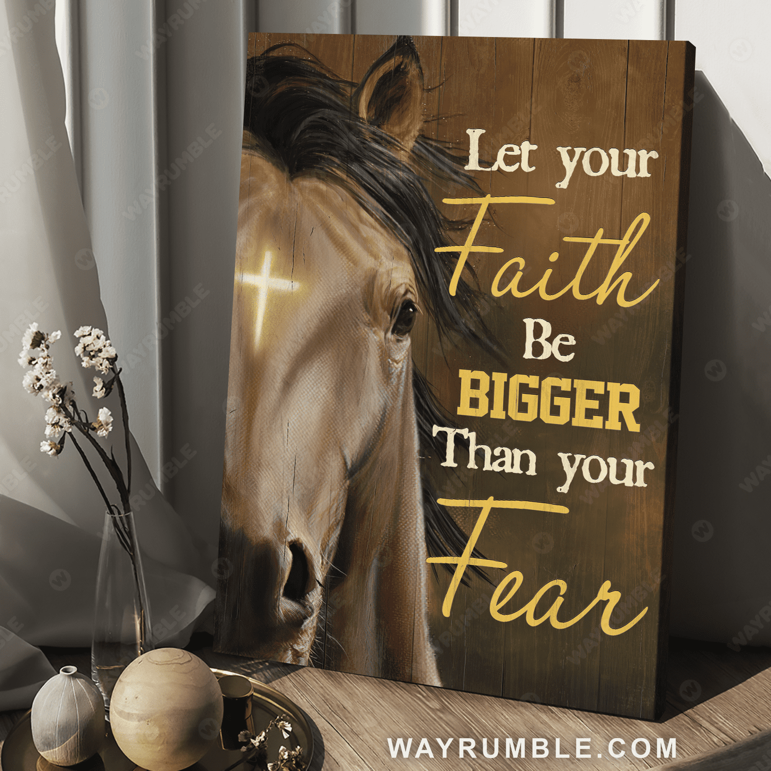 Christian Horse Painting Sign