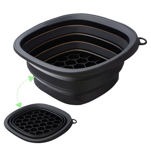 Face Ice Bath Silicone Facial Bowl For Face Ice Bath Reusable Spa Tool With Built In Tray Portable Foldable Wash Basin For Daily Home Morning Bathroom Products Home Decor